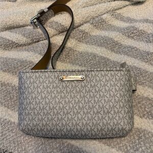 Michael Kors Silver Belt Bag